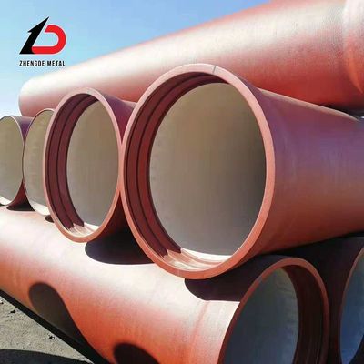 Class K9 C25 C30 C40 ISO 2531 BS En 545 En 598 Drinking Water Ductile Iron Pipe