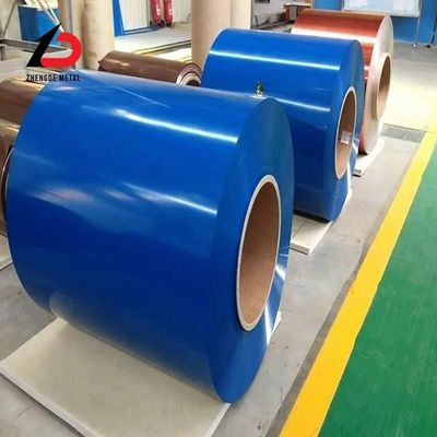 0.5t-25t रोल वजन रंग लेपित जस्ती स्टील कॉइल PPGI पूर्व चित्रित Gi कॉइल विनिर्माण और स्तर के बारे में जांच के लिए