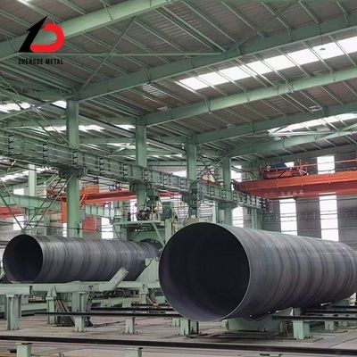 बड़े व्यास सर्पिल वेल्डेड स्टील पाइप व्यास 500mm-2000mm कार्बन स्टील वेल्ड पाइप