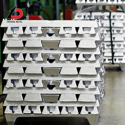 फैक्टरी कम कीमत शुद्ध जिंक इंगोट Zn99.99% Zn99.995% Zn99.5% स्टॉक में